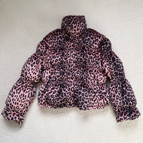 Revolve LPA Pink Sora Leopard Jacket - Picture 7 of 8